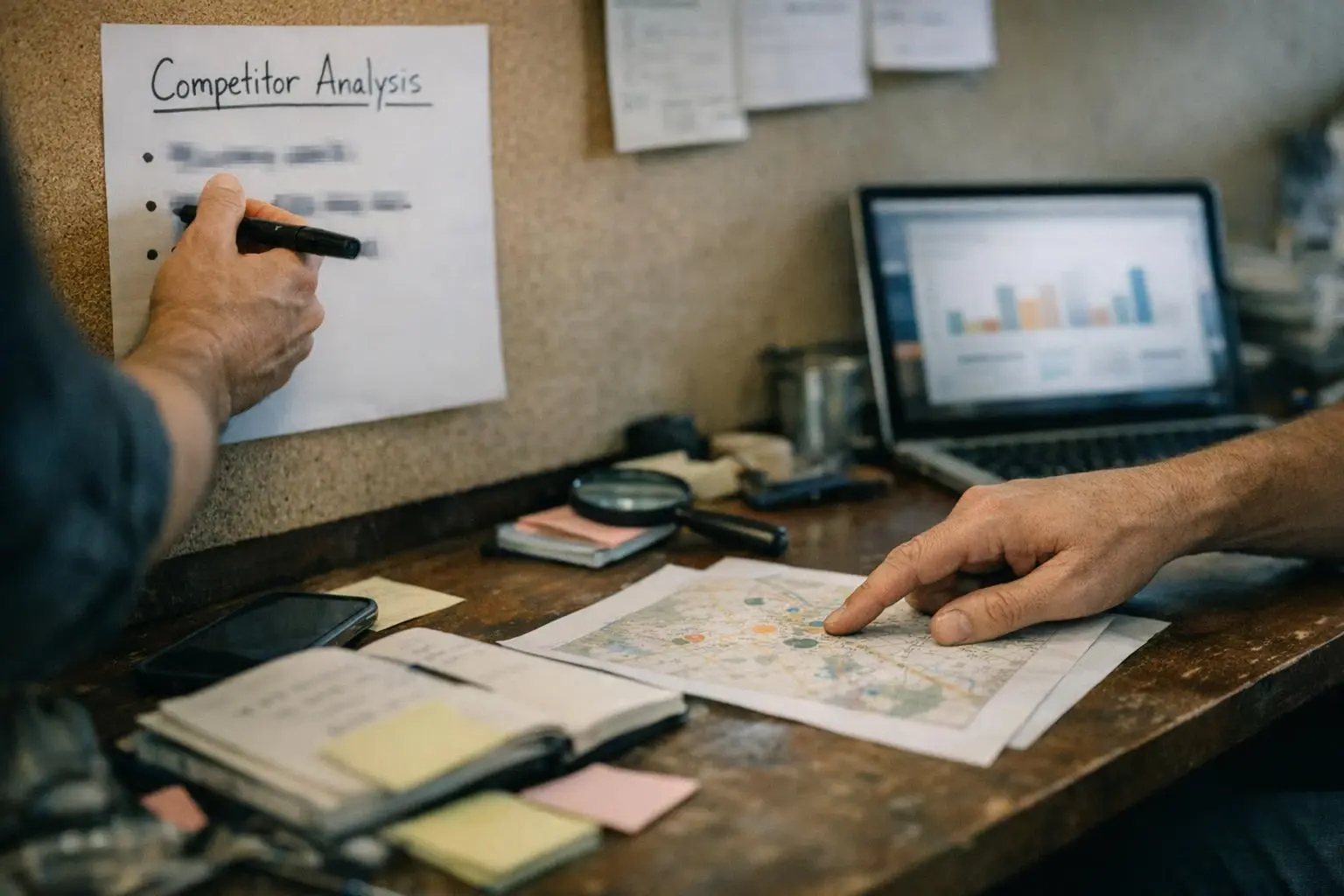Competitor Analysis in SEO Company: It looks at shops like yours. It finds what they do well—visual guide