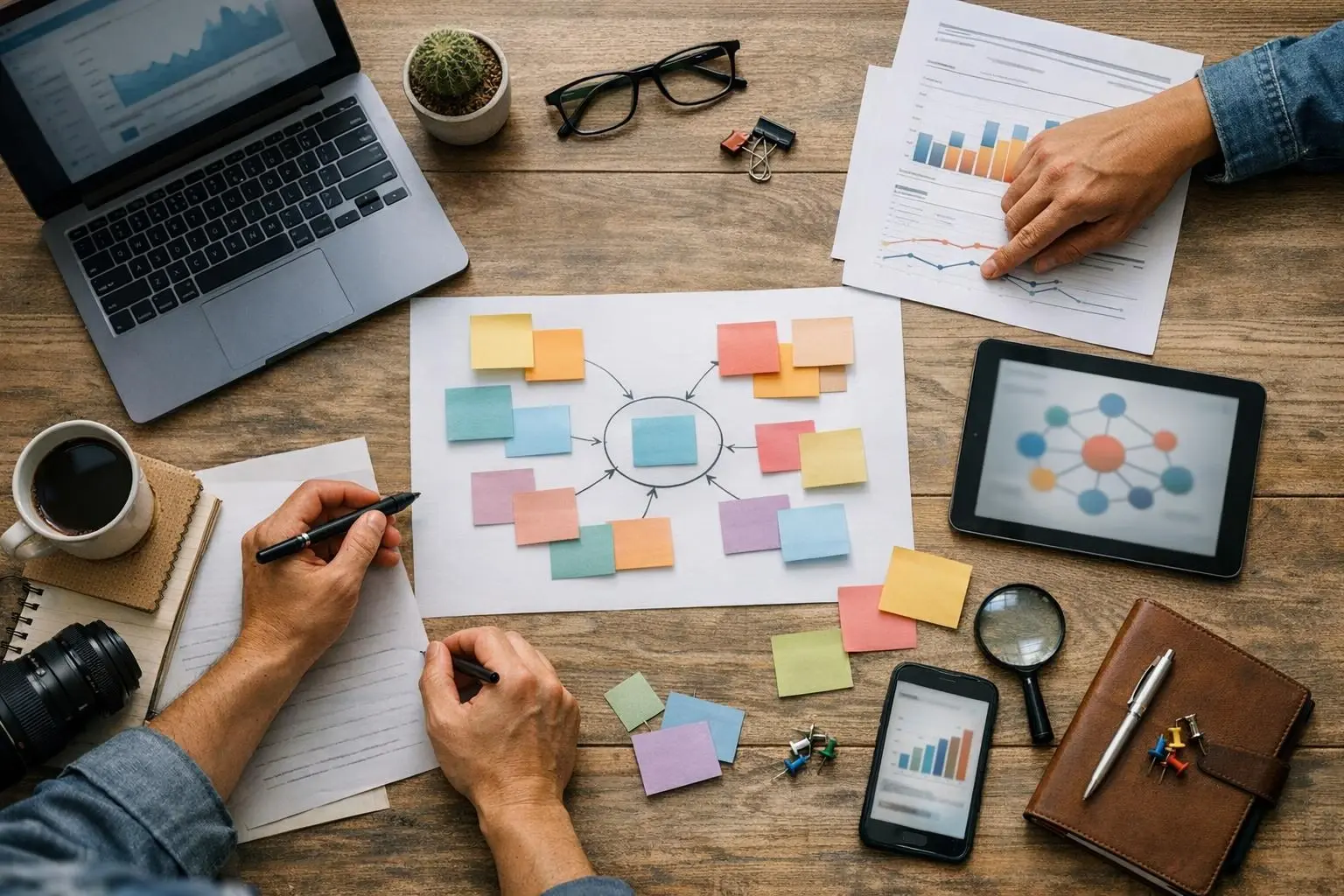 Content Cluster in SEO Company: A Content Cluster puts like posts together. It helps sites rank higher—visual guide