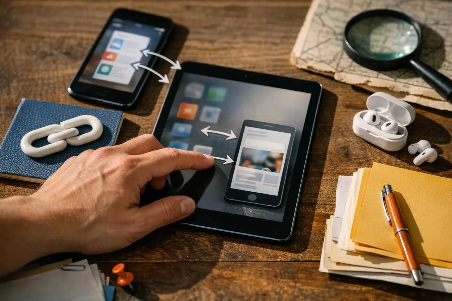 Deep Linking in SEO Company: Deep links send users to a page inside a site or app—visual guide