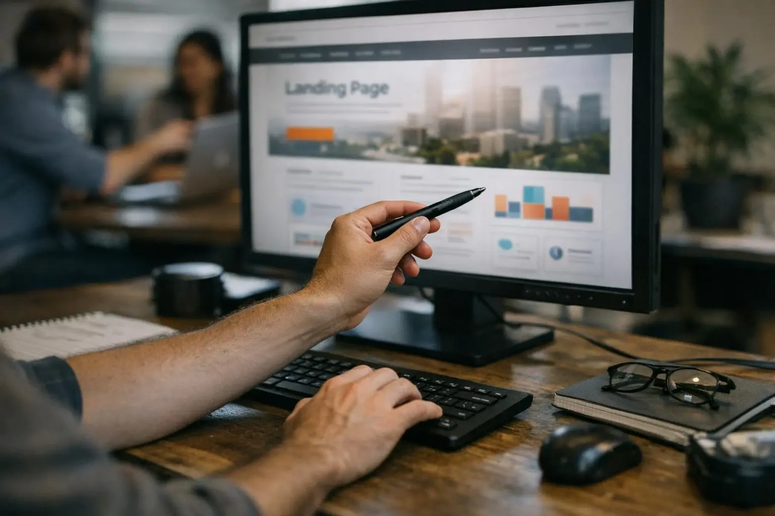 How Landing Page applies to SEO Company services in Austin, United States—practical illustration